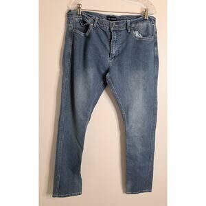 626 Denim Jeans Men's 38"x30" 98% Cotton 2% Spandex Straight Leg Rock Streetwear